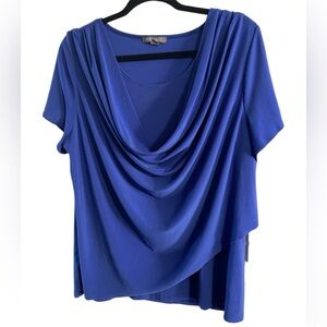 Roz & Ali Blue-Purple Blouse